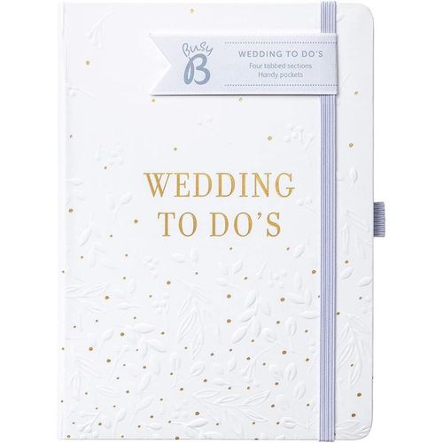 1345 Livre Mariage To Do - Organisateur De Mariage En Format A5 Blanc Et Or