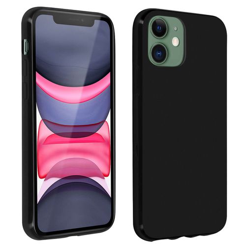Coque Iphone 11 Silicone Gel Flexible Résistant Ultra Fine Noir
