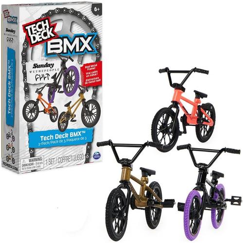 . Vélo Bmx Finger Bike Pack De 3 Pièces. Jouets De Vélo Mini Bmx À Collectionner Et Personnalisables