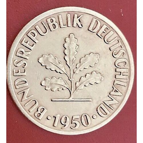 Pièce De 10 Pfennig (Allemagne) De 1950