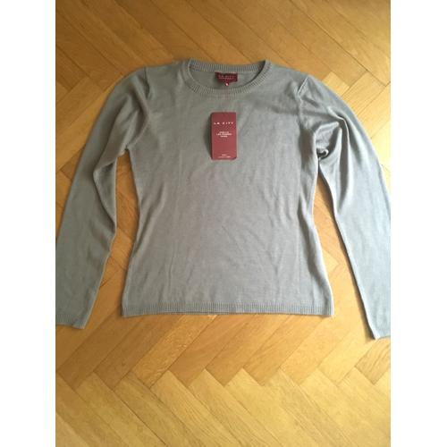 Pull La City Taupe Taille 2