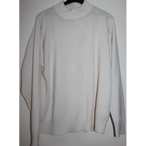 Pull Col Montant Écru 3 Suisses Taille 44