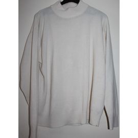 Pull Col Montant Écru 3 Suisses Taille 44