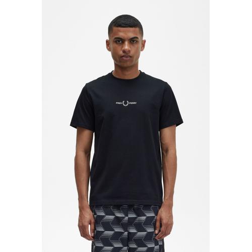 Fred Perry T-Shirt M4580 Noir Taille Xxl