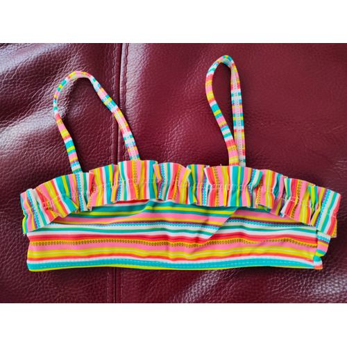 Haut De Maillot De Bain Neuf Rayé Multicouleur La Redoute Création Taille 4 Ans -