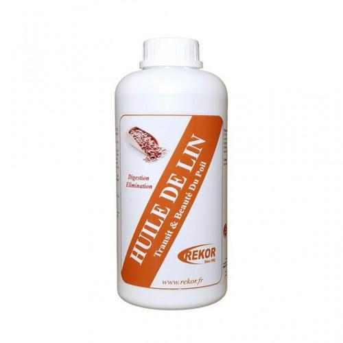 Huile De Lin "Linseed Oil" Rekor - Couleur : Aucune, Taille : 1 L Pour Cheval