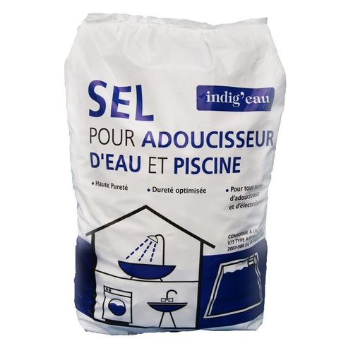 Sel spécial piscine et adoucisseur d'eau Indig'eau