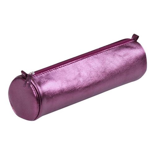 Clairefontaine Cuirise Leather Rd - Trousse - Cuir - Cerise