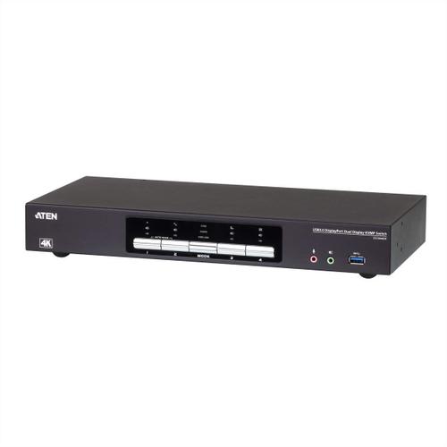 ATEN CS1944DP - Commutateur écran-clavier-souris/audio/USB - 4 x KVM / audio - 4 utilisateurs locaux - de bureau