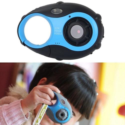 Appareil Photo Enfant 5MP Full HD DVR LCD 1.5 Pouces Bleu Noir + SD 4Go YONIS