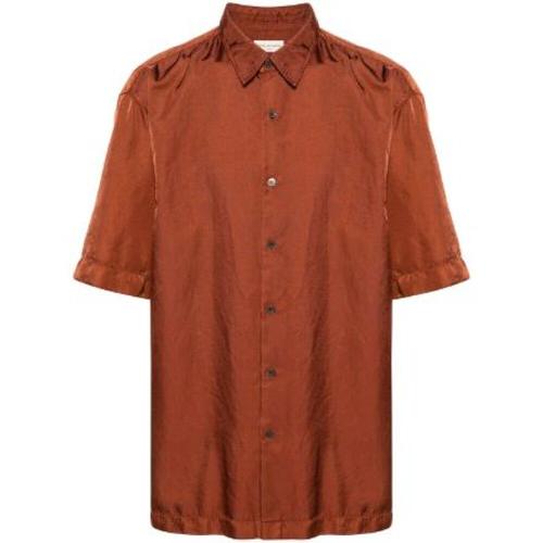 Dries Van Noten - Shirts > Short Sleeve Shirts - Orange