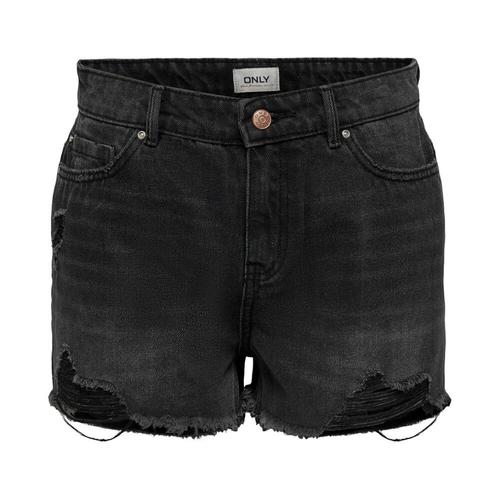 Only - Shorts > Denim Shorts - Black