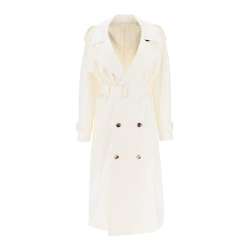 Burberry - Coats > Trench Coats - White