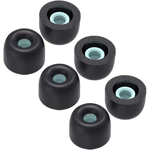 Lot de 6 coussinets en mousse à mémoire de forme pour écouteurs Sony WF-1000XM4 et WF WI XBA Series WF-SP900 WF-XB700 WI-1000X, compatible avec étui de chargement