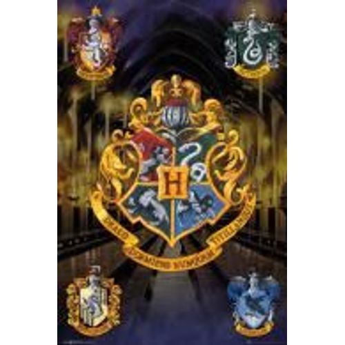 Harry Potter Pack Posters Crests 61 X 91 Cm (5)