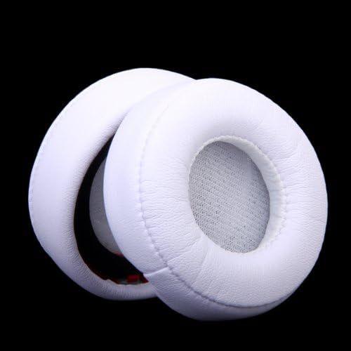 Coussinet Casque Ecouteur Mousse de Remplacement Pour Dr Dre. Mixr Beats Blanc