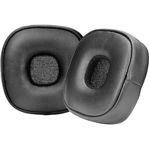 1 Paires Coussinets de Rechange Compatible avec Marshall Major III Major IV avec Similicuir Protéiné & Mousse à Mémoire (Noir)