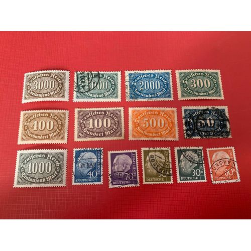 Timbres Allemagne Anciens Lot 15