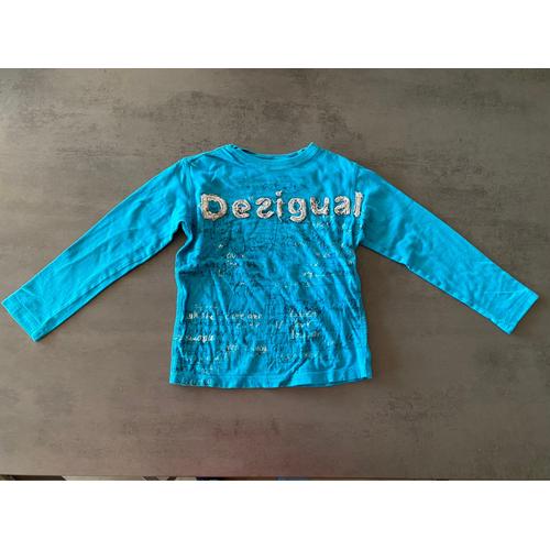 T-Shirt Longues Manches Desigual 3/4 Ans