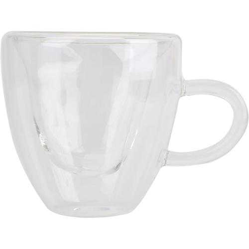 B Coffee Mugs Tasse En Verre À Double Paroi De 180ml/240ml, Tasse De Thé, De Bière, De Jus, De Café, Tasse Cadeau En Forme De C¿Ur D'amour, Verres Tea Cups (Color : B)