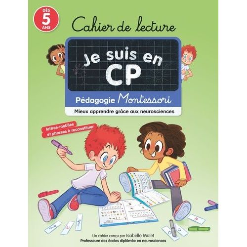 Cahier De Lecture Je Suis En Cp - Mieux Apprendre Grâce Aux Neurosciences - Pédagogie Montessori