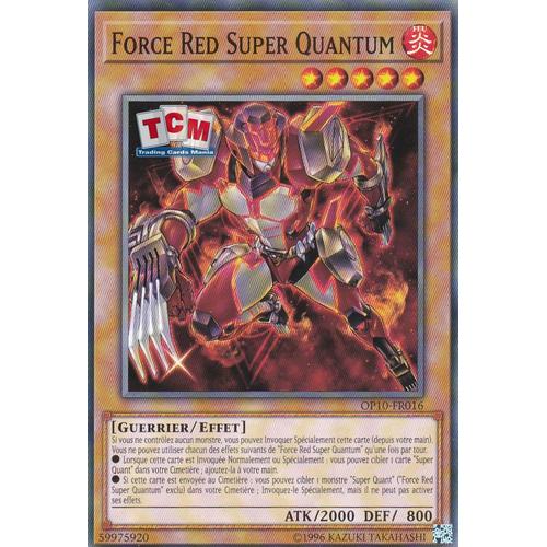 Yu-Gi-Oh - "Force Red Super Quantum" Op10-Fr016