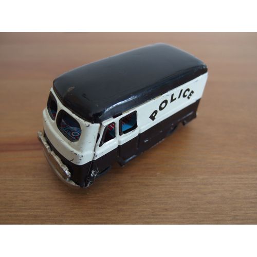Camion Ancien De Police Jouet Tôle Made In Japan