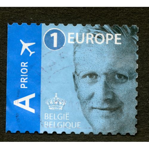Timbre Oblitéré België - Belgique, A Prior, 1, Europe