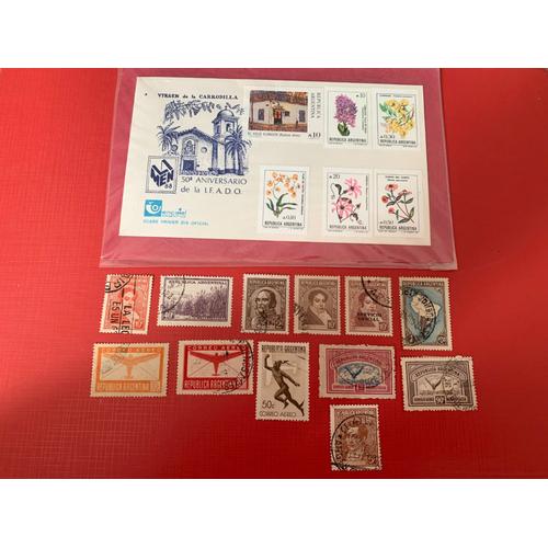 Timbres Argentine Oblitérés Dont Très Anciens Lot 10