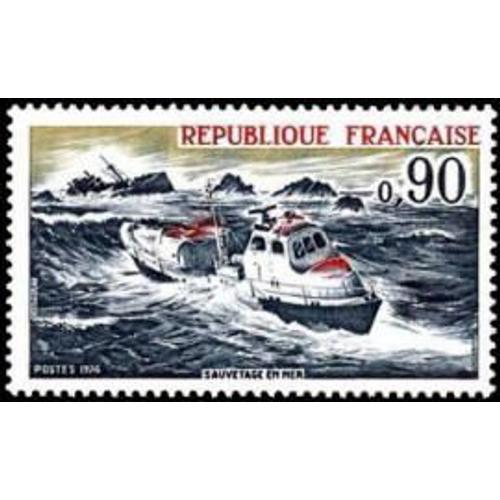 Sauvetage En Mer Année 1974 N° 1791 Yvert Et Tellier Luxe