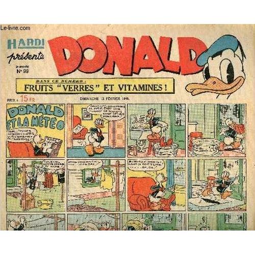 Donald (Hardi Présente) - N° 99 - 13 Février 1949 - Donald Et La Météo