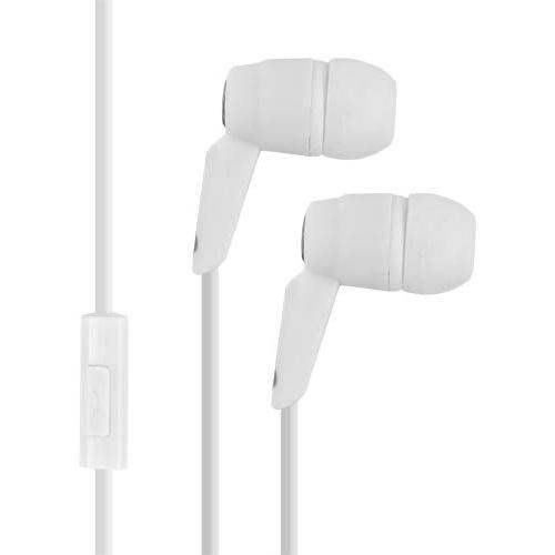 BigBen Interactive BLUEWAY - Écouteurs avec micro - intra-auriculaire - filaire - jack 3,5mm - blanc