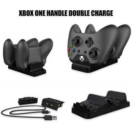 Chargeur Dock Stand Station Chargeur + Câble Usb + Batterie 2x600mah Pour Microsoft Xbox One