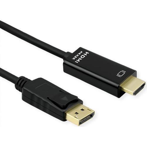 Roline 11.04.5996-10 2 M Displayport Hdmi Noir