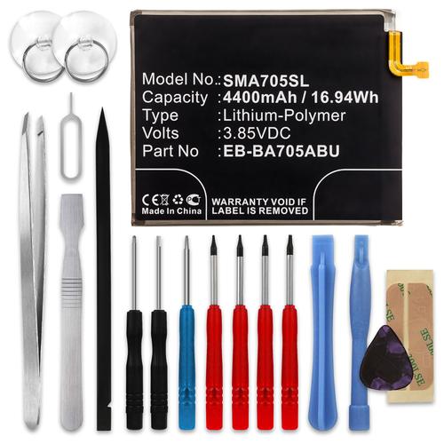 Batterie Interne Neuve Pour Smartphone Samsung Galaxy A70 (Sm-A705) - Eb-Ba705abu, Gh82-19746a 4400mah + Set De Micro Vissage - Kit De Remplacement T