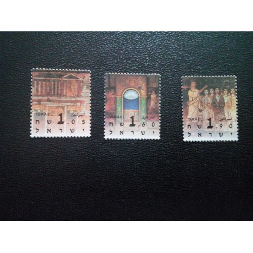 Timbre Israel M I 1358 - 1359 - 1360 Séries: Synagogues 1996 ( 031012 )