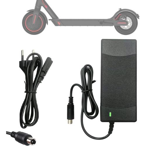 Chargeur Pour Xiaomi M365, 42v 2a Chargeur Trotinette Electrique, Chargeur De Batterie Rapide Pour Xiaomi Et Ninebot Scooter, Adaptateur Batterie Pour Xiaomi M365 Et Ninebot Es1 Es2 Es4