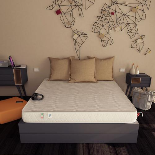 Matelas Easy - Épaisseur 18 Cm Mousse - Coutil Coton Orthopédique 160 X 200 Cm