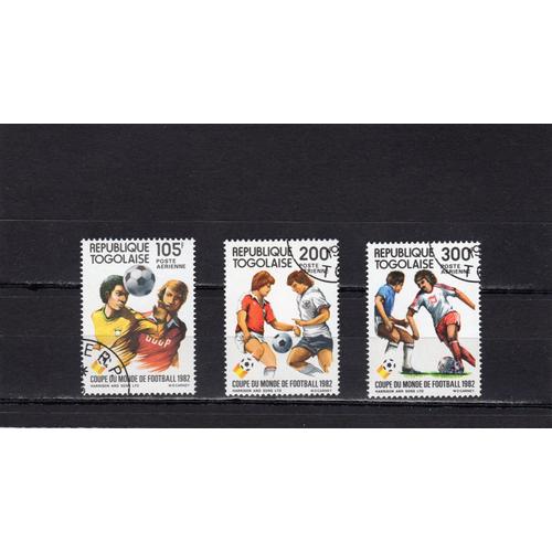 Timbres De Poste Aérienne Du Togo (Coupe Du Monde De Football Espana82)