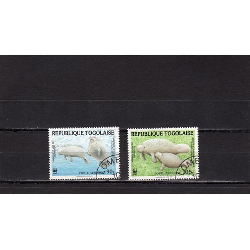 Timbres De Poste Aérienne Du Togo (Animaux En Voie De Disparition)