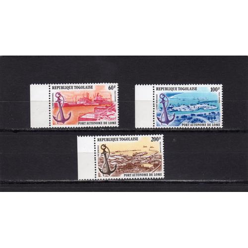 Timbres De Poste Aérienne Du Togo (Port Autonome De Lomé)