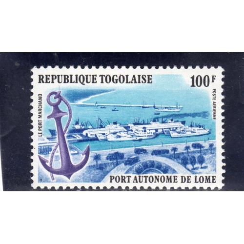 Timbre De Poste Aérienne Du Togo (Port Autonome De Lomé)