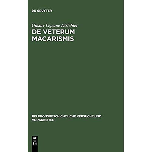 De Veterum Macarismis