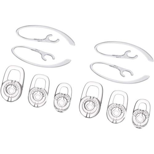 10pcs Contour d'oreille Crochet Clip Rotatif Casque Ecouteur Oreillette Bluetooth pour Plantronic M70 M90 M180