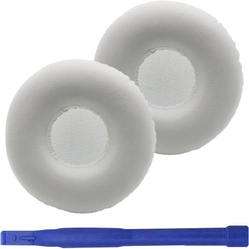 E40BT Earpads Coussinets pour écouteurs Pièces de réparation Coussinets de Rechange Compatible avec JBL Synchros E40BT E40 S400 T450 (Blanc)