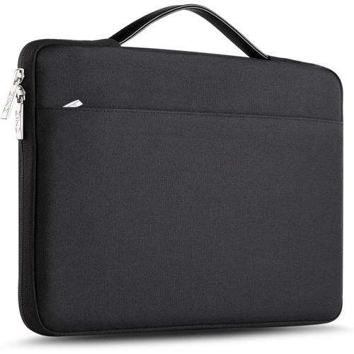 15 15,6 16 Pouces Housse de Protection Ordinateur Portable Sac ¿¿ Main Mallette Housse Laptop Sleeve Case Sacoche Compatible 15-16 pour MacBook Pro 15 16 HP ASUS Dell Lenovo Ace Noir