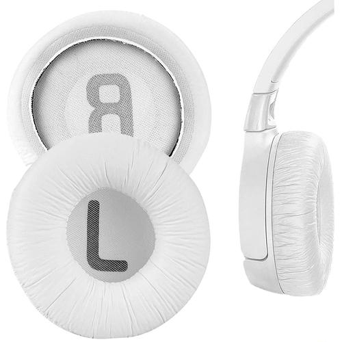 Coussinet de Rechange Compatible avec JBL Tune 600 / 500BT / 510BT / 450BT - Coussinets en Mousse pour Casque Audio - Blanc