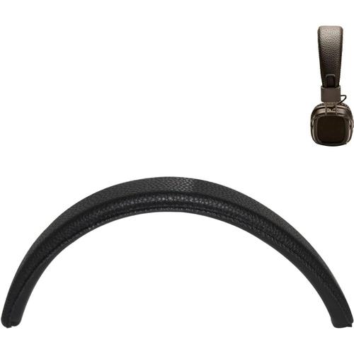 Bandeau de rechange pour casque Bluetooth Marshall Major 2 Filaire et sans fil - Coussin de bandeau, housse de rechange, oreiller, bandeau (noir)