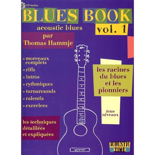 Blues Book Vol.1 Tablatures Acoustic Blues + Cd
