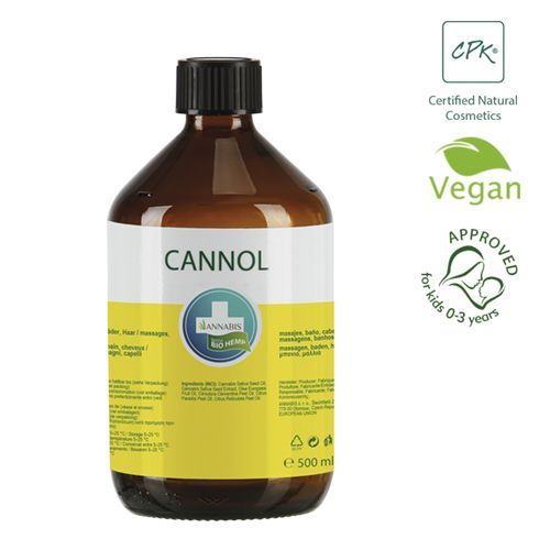 Huile De Graines De Chanvre Cannol Annabis - 500ml 